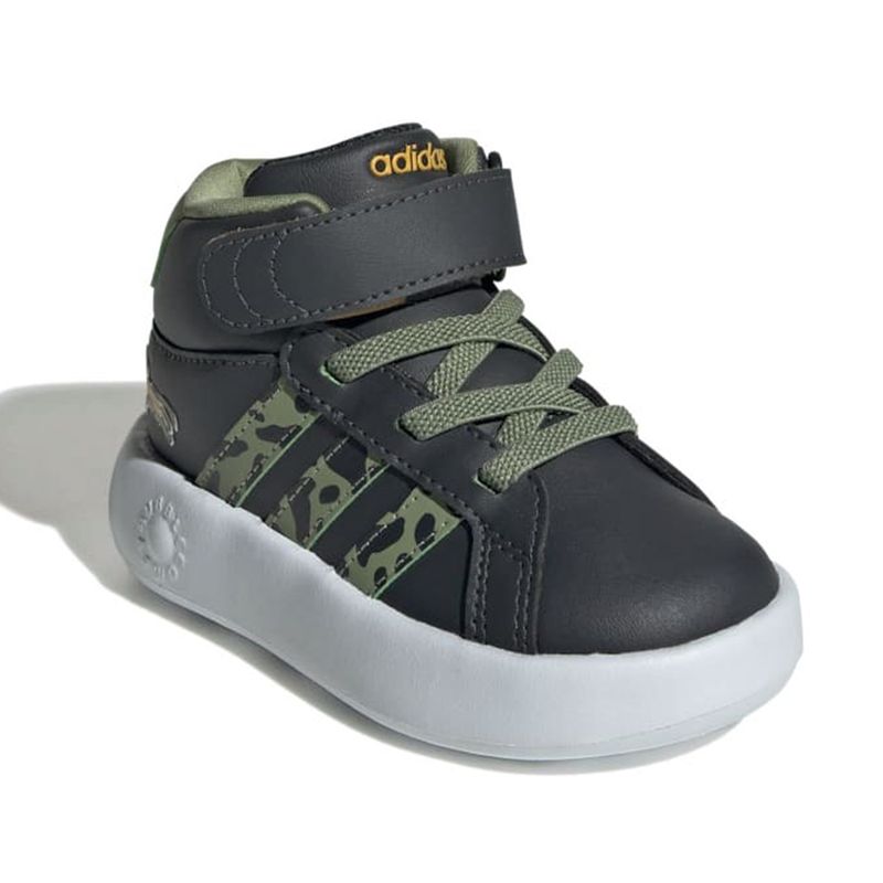 Zapato Adidas Grand Court Mid deportivo casual negro para nino bebe Siman Guatemala