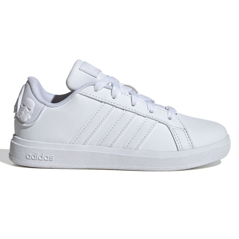 Zapato Adidas Star Wars Grand Court casual blanco para nino