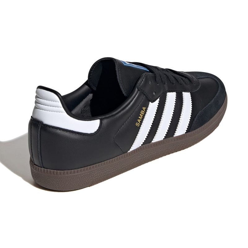 Zapato Adidas Originals Samba casual color negro blanco para mujer