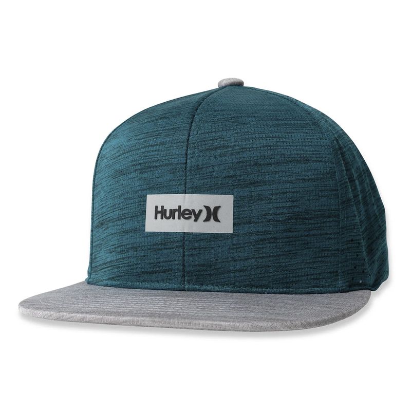 104716252-Gorra-snapback-Hurley-turquesa-heather-para-hombre