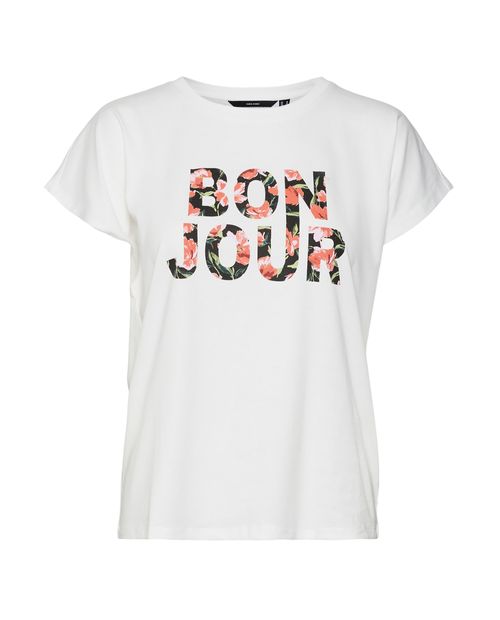 Camiseta Vero Moda estampada manga corta para mujer