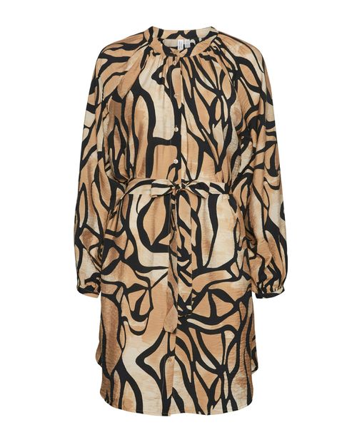 Vestido Vero Moda casual estampado manga larga para mujer