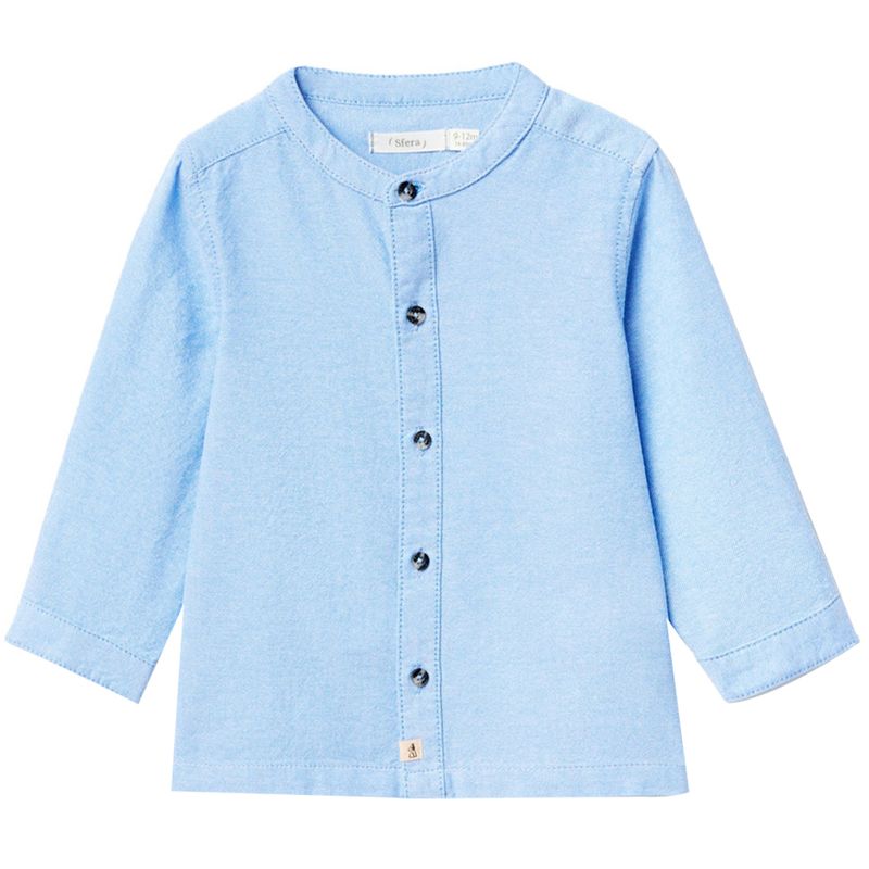 Ropa Camisa Celeste Bb Camisa Casual, Color Celeste Bebé, Matizzio 53 - Main Image