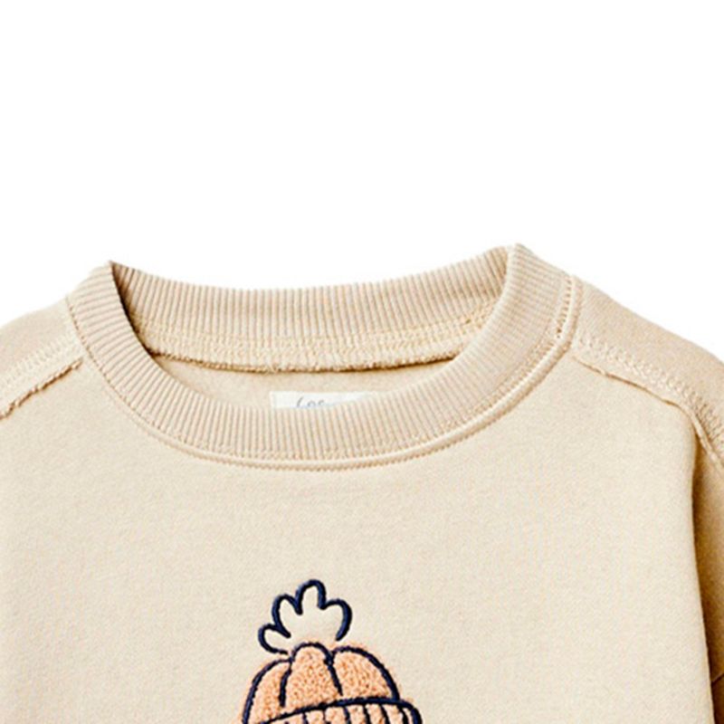 104714530-Sudadera-beige-con-estampado-para-bebe-niño