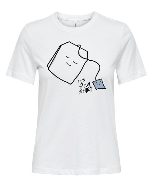 Camiseta Only estampada manga corta para mujer
