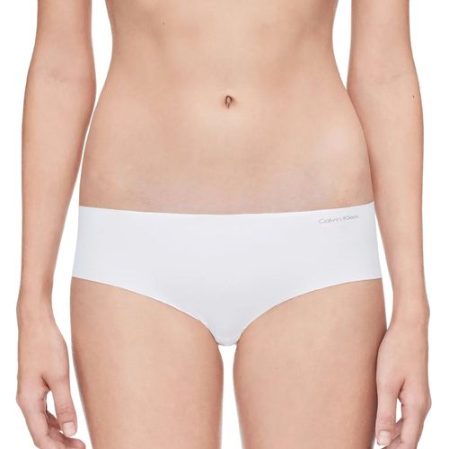 Panti Calvin Klein blanco de cintura media para mujer