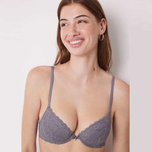 Brassier Women Secret con aros copa tipo B gris para mujer
