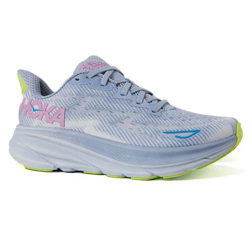 Zapato Hoka Clifton 9 deportivo gris para mujer