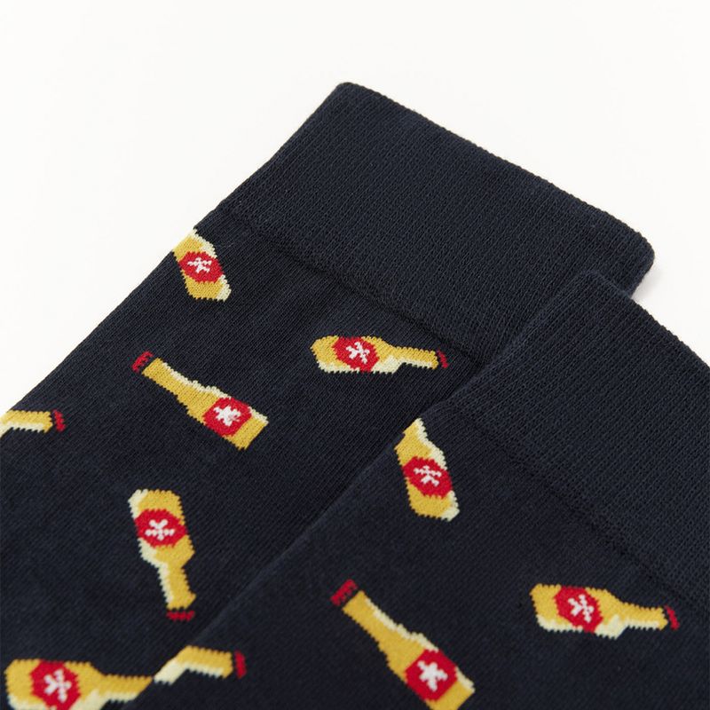 104697585-Par-de-calcetines-Sfera-navy-mini-print-cervezas-para-hombre