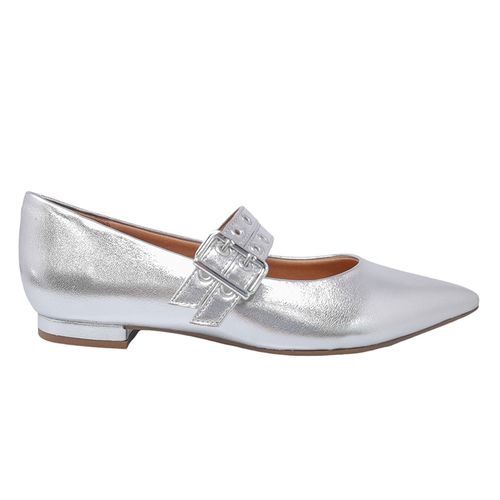 Zapato casual Sabrina color plateado para mujer