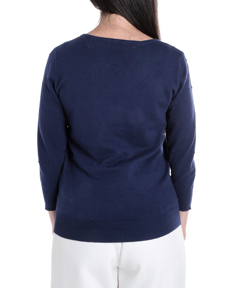 104564466-Sueter-Nicolle-pull-over-mangas-3-4-azul-para-mujer