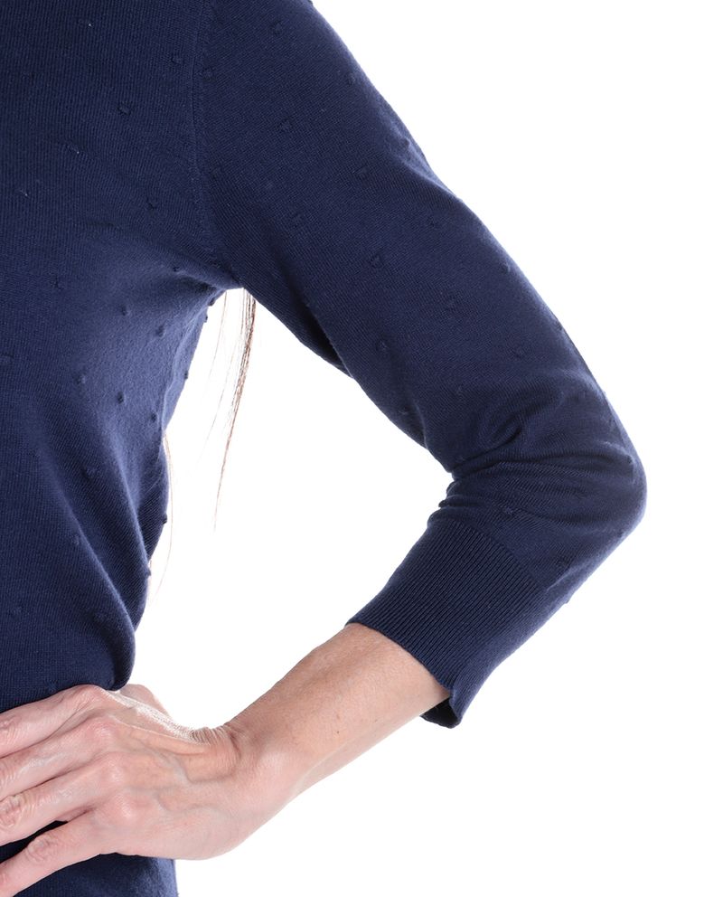 104564466-Sueter-Nicolle-pull-over-mangas-3-4-azul-para-mujer