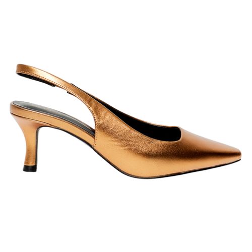 Zapato de vestir Sfera color dorado para mujer