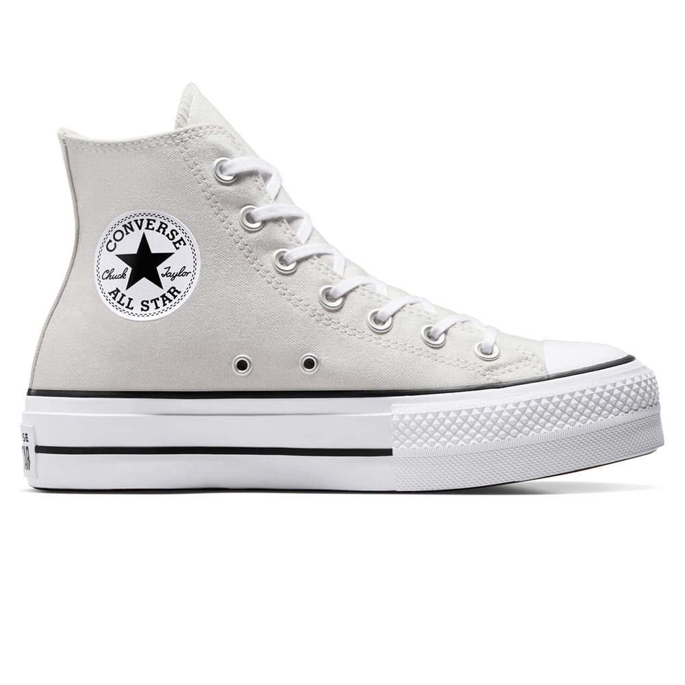 Botín Converse Chuck Taylor All Star Lift casual gris para mujer ...