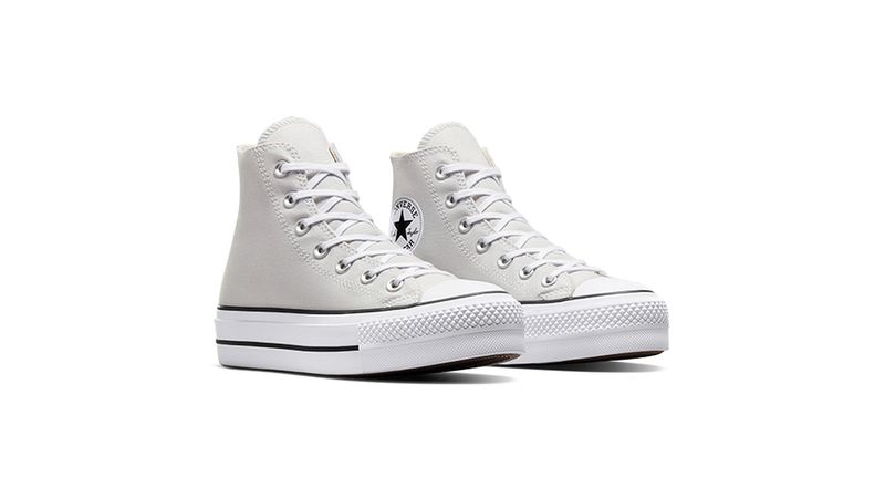 Converse botin gris mujer best sale