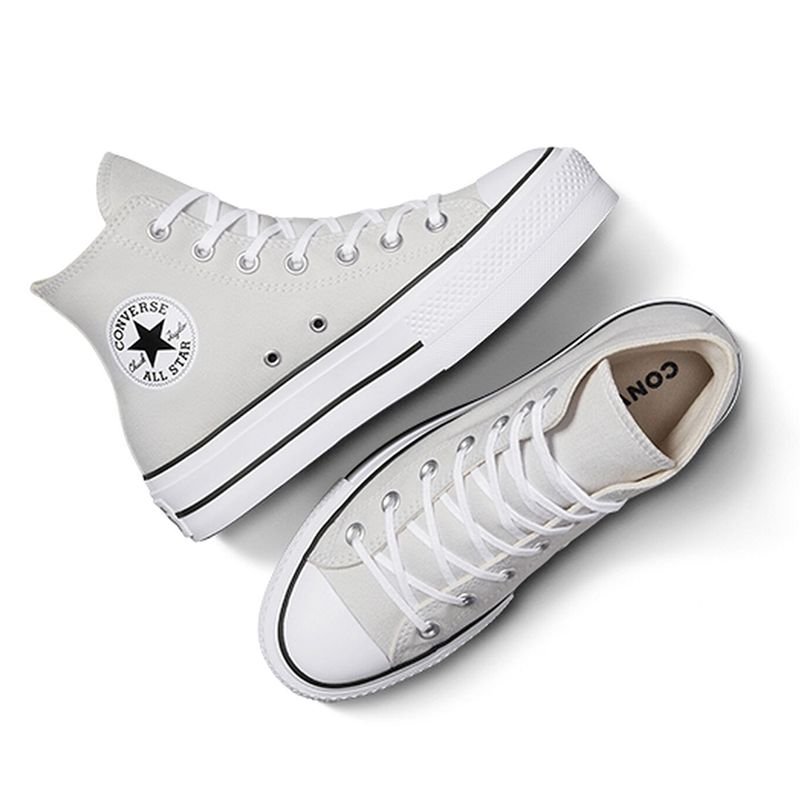 Botín Converse Chuck Taylor All Star Lift casual gris para mujer ...