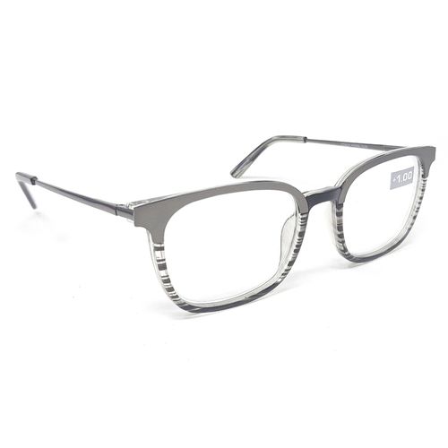 Lentes de prescripción cuadrados +1.00 Foster Grant acetato unisex