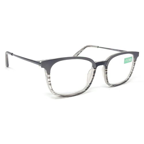 Lentes de prescripción cuadrados +1.50 Foster Grant acetato unisex