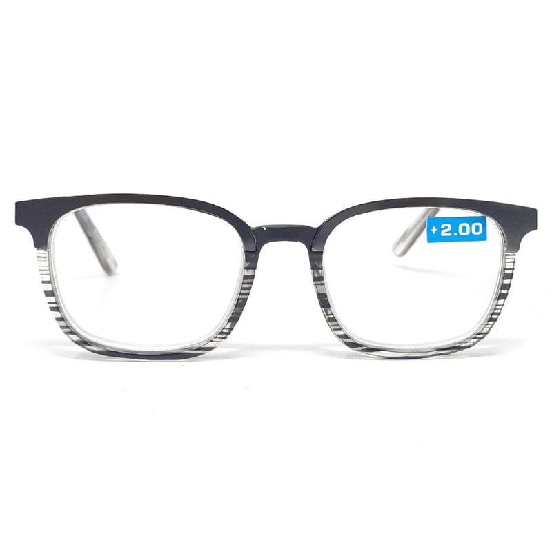 104691099-Lentes-de-prescripcion-cuadrados--2.00-Foster-Grant-acetato-unisex