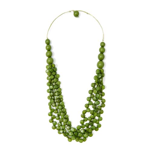 Collar Sfera verde para mujer