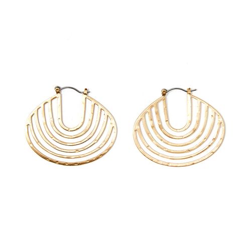 Aretes dorados para mujer