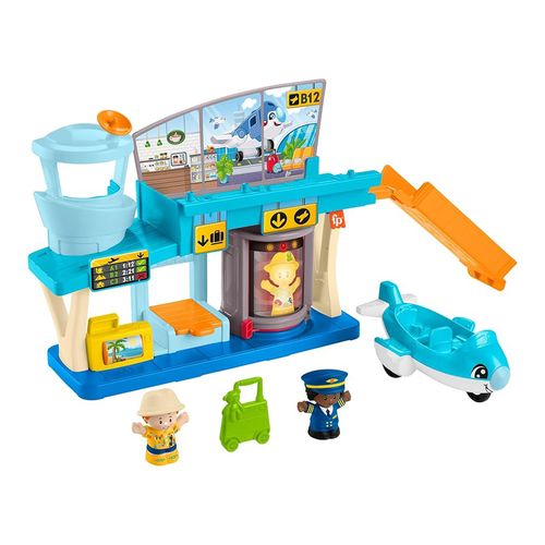 Fisher-price little people aeropuerto de aventuras diarias