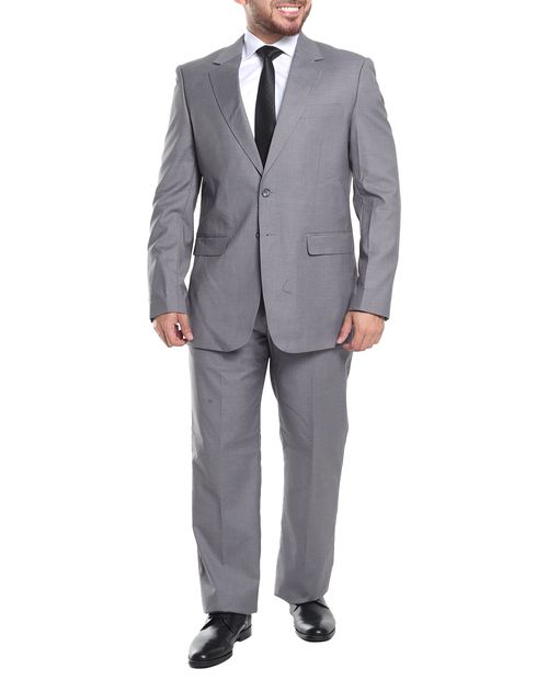 Traje Gents regular fit gris claro heather para hombre