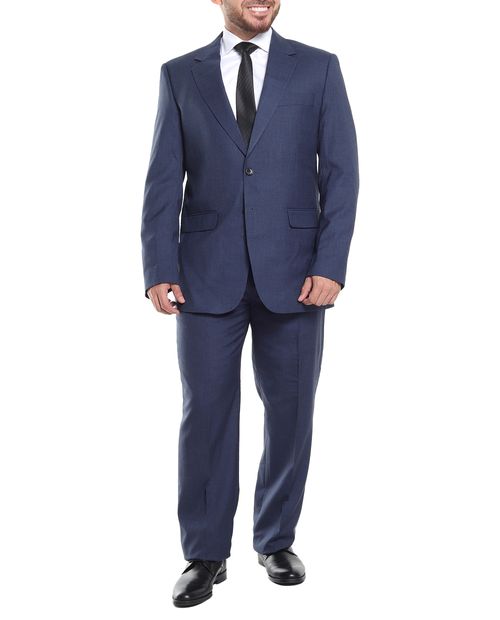 Traje Gents regular fit azul heather para hombre