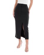 104514071-Falda-Unexpected-midi-negra-de-cintura-alta-para-mujer