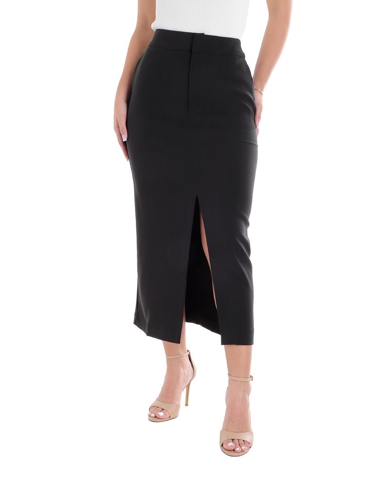 104514071-Falda-Unexpected-midi-negra-de-cintura-alta-para-mujer