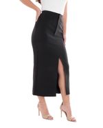 104514071-Falda-Unexpected-midi-negra-de-cintura-alta-para-mujer