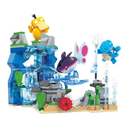 Mega pokémon figura armable aventura acuática