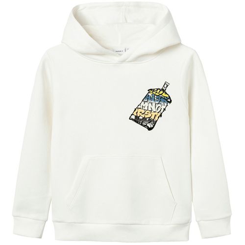 Sudadera blanca con estampado para niño