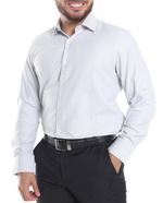 104682009-Camisa-tailored-fit-Oscar-de-la-Renta-gris-mini-print-para-hombre