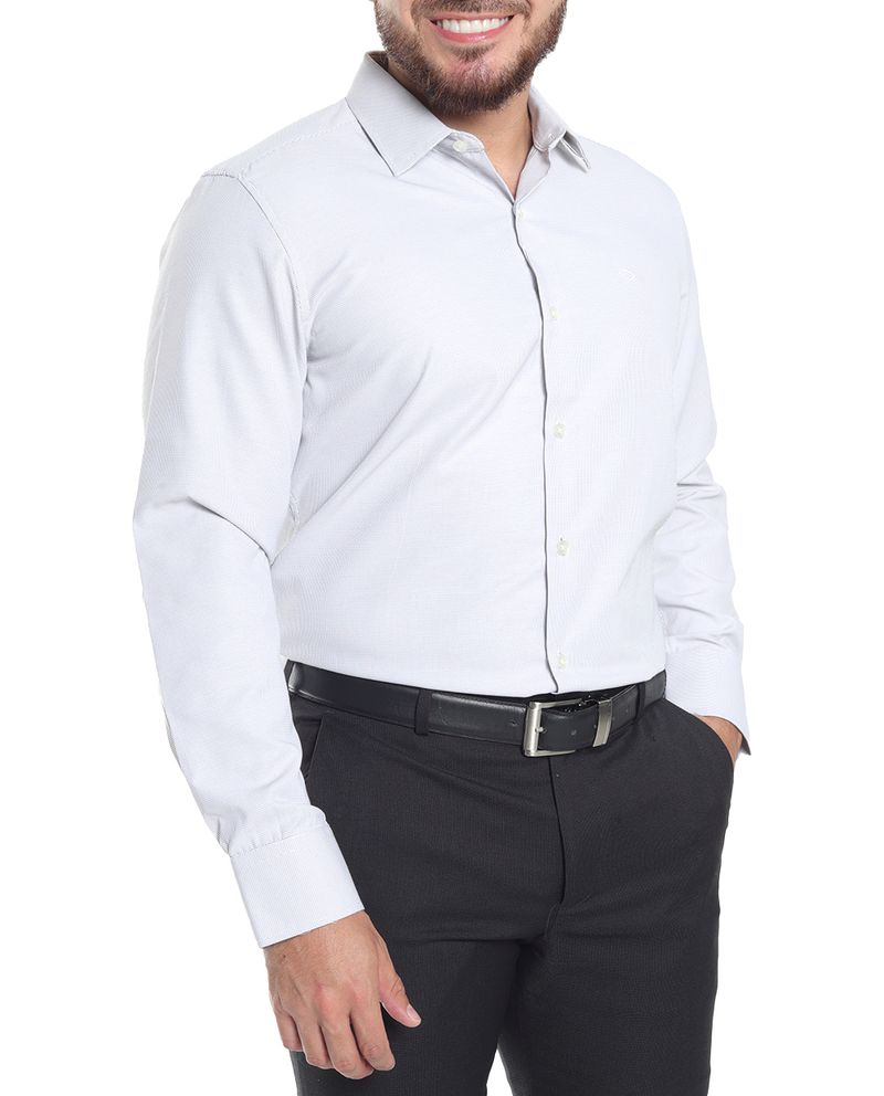 104682009-Camisa-tailored-fit-Oscar-de-la-Renta-gris-mini-print-para-hombre