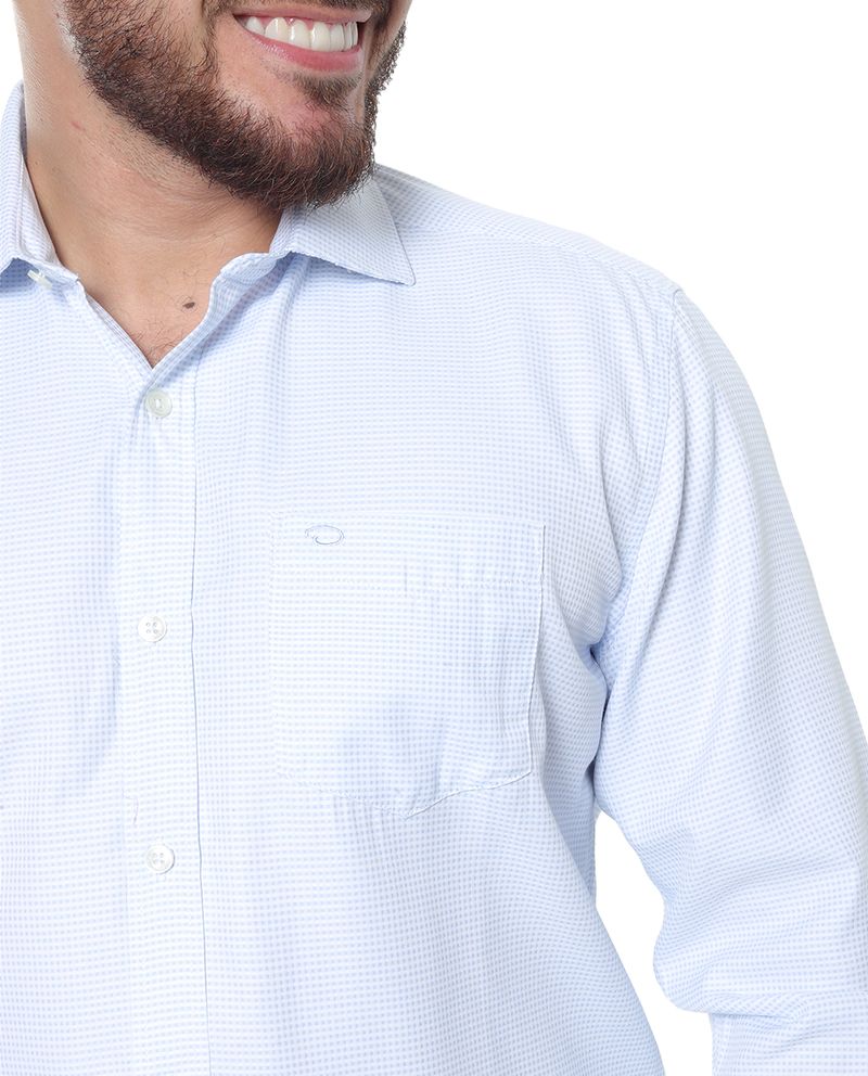 104682064-Camisa-classic-fit-Oscar-de-la-Renta-celeste-micro-cuadros-para-hombre