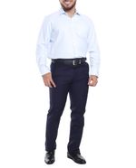 104682064-Camisa-classic-fit-Oscar-de-la-Renta-celeste-micro-cuadros-para-hombre