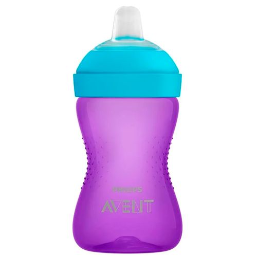 Vaso con boquilla morado