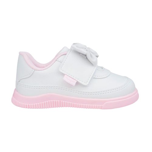 Zapato deportivo casual Pampili blanco para niña bebé
