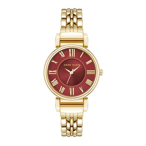 Reloj Anne Klein análogo metalico en dorado para mujer