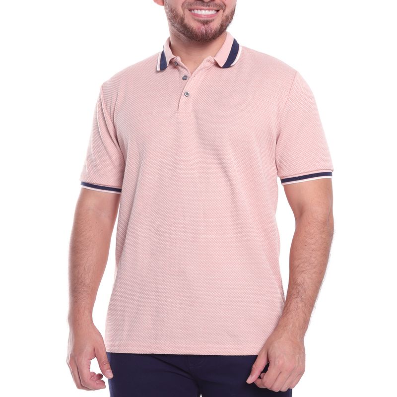 Polo rosado para hombre online