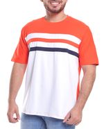 104675927-Camiseta-casual-Gents-naranja-color-block-para-hombre