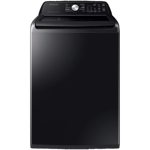 Lavadora Samsung carga superior 23KG negra //  WA23C3554GV/AP