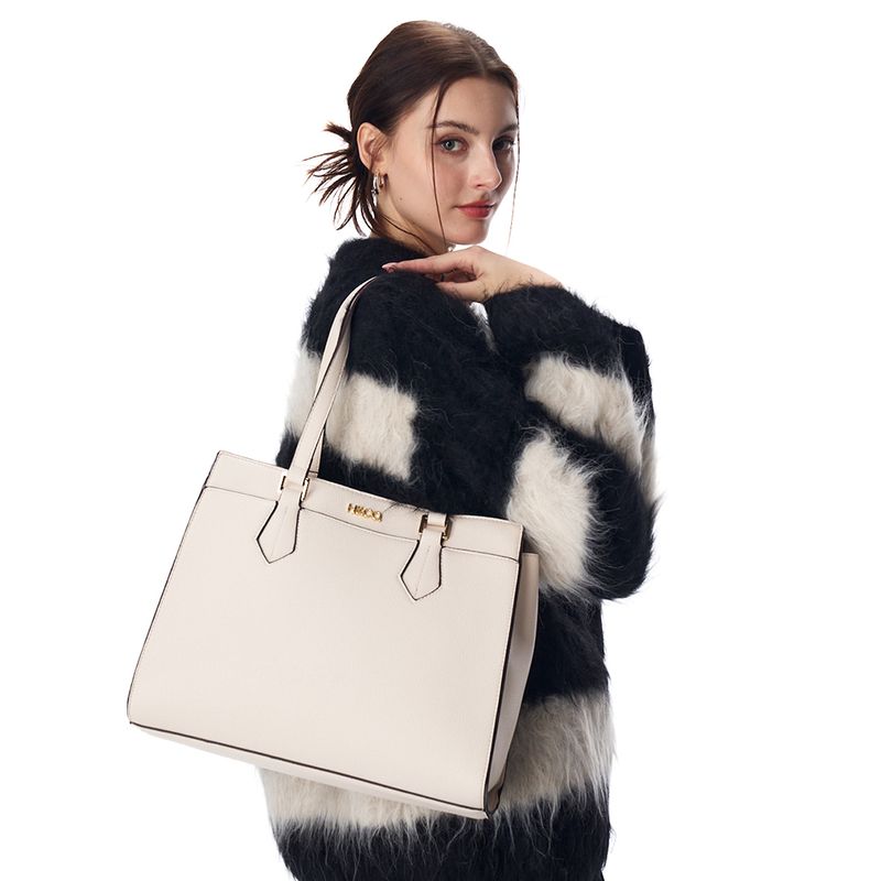 Set de carteras satchel/shoulder bag H&Co color beige para mujer ...