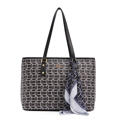 Cartera tote H&Co color negro para mujer