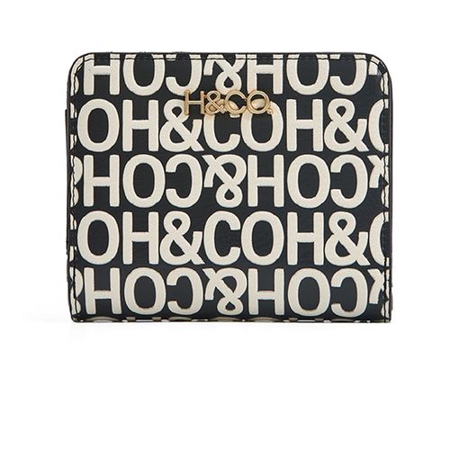 Billetera H&Co color negro/blanco para mujer