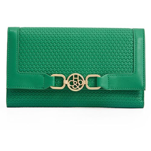 Billetera H&Co color verde para mujer