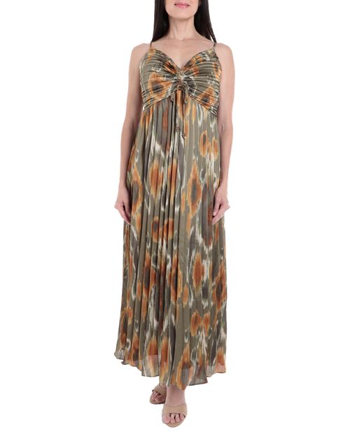 Vestido Sabrina maxi estampado de tirantes para mujer
