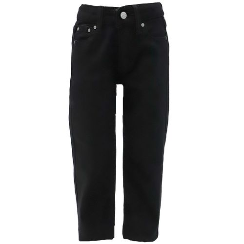 Jeans negro sólido para niña