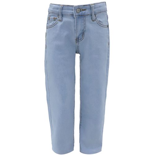 Jeans celeste sólido para niña